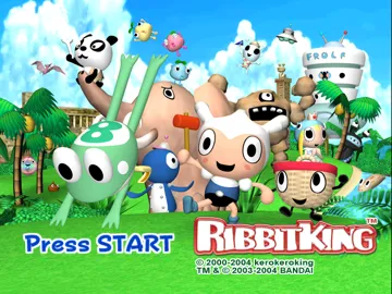 Ribbit King screen shot title